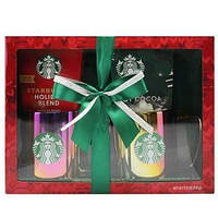 Набор Starbucks Gift Box Ceramic Mugs & Hot Cocoa & Marshmallow