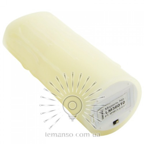 Свічка LED Lemanso 75*200мм RGB 3xAAA (немає в комплект.) IP20 / LM36010 (+пульт + еф. полум'я) - фото 8 - id-p2098758143