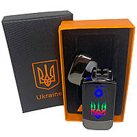 Дуговая электроимпульсная зажигалка с USB-зарядкой Украина LIGHTER HL-439