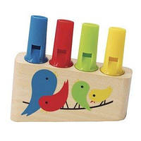 Детская музыкальная игрушка Радуга - флейта Hape E1025 цветная, Time Toys