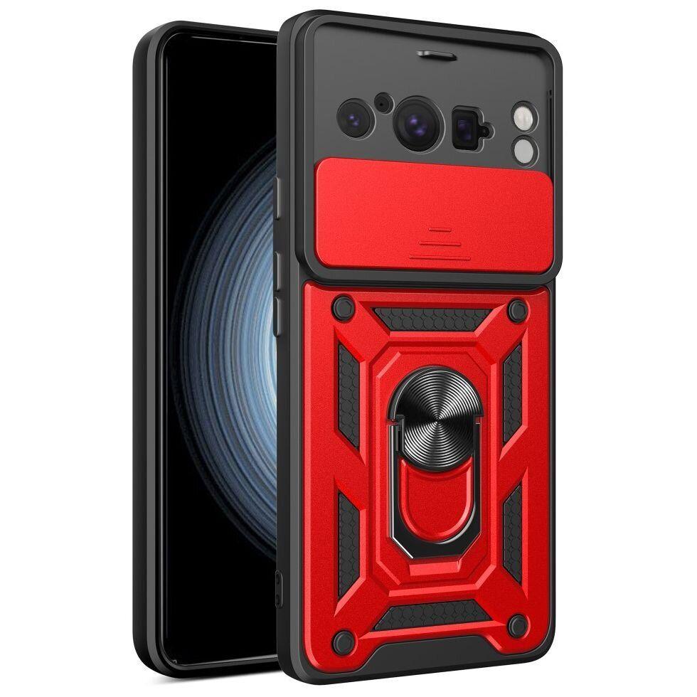 PC + TPU чохол Camshield armor для Google Pixel 8 Pro / червоний