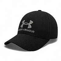 Кепка Under Armour чорна з сірою вишивкою M 54-58 \ L 59-62