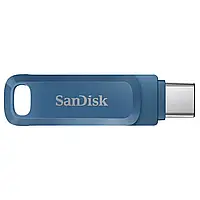 USB флеш-накопитель SanDisk 64GB USB 3.1 Type-A + Type-C Ultra Dual Drive Go Navy Blue