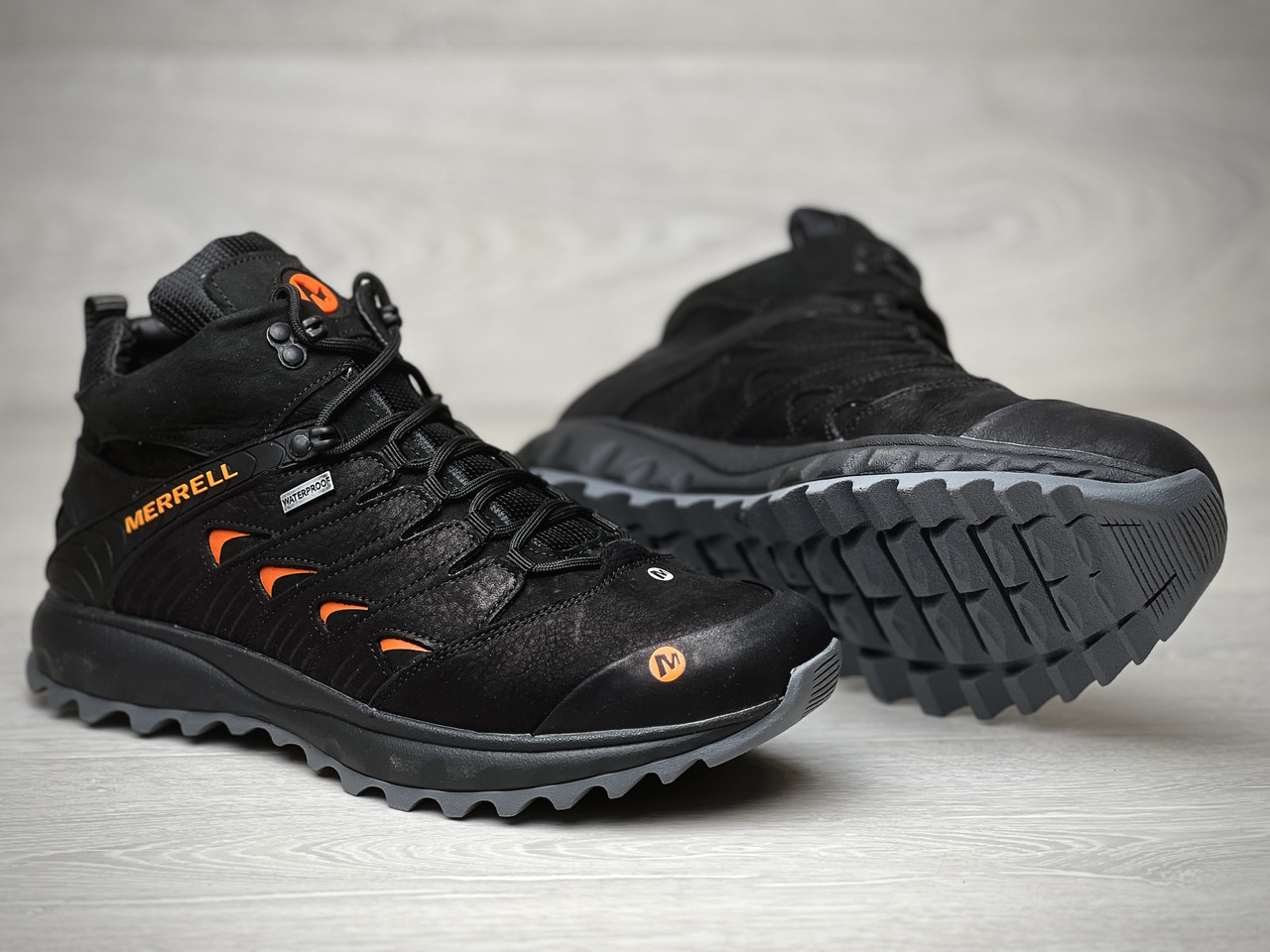 Кросівки утеплені чоловічі Merrell Dragon Skin Winter Black, фото 1