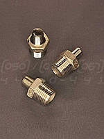 Ніпель перехідний різьбовий нержавіючий DN15x8 (1/2"x1/4") н/ж сталь AISI 304, з шестигранником, Class 150