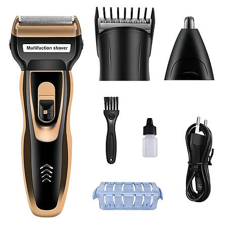 Електробритва Gemei GM 595 Hair Trimmer / Машинка для стрижки волосся / Тример для бороди та носа, фото 2