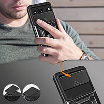 PC + TPU чохол Camshield armor для Google Pixel 8 / чорний, фото 3