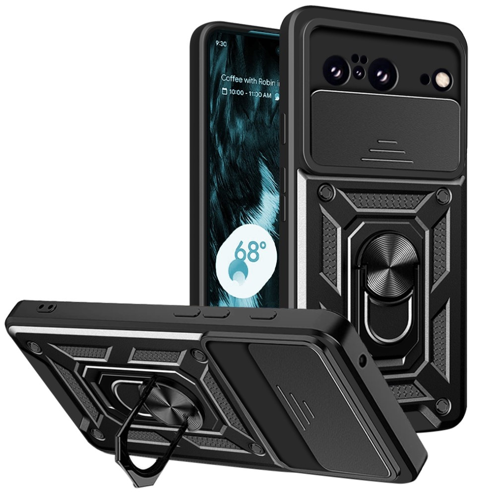 PC + TPU чохол Camshield armor для Google Pixel 8 / чорний