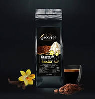 Натуральный заварной молотый кофе Jacoffee Espresso со вкусом "Ваниль" в большой мягкой упаковке 500г