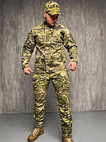 Тактический полевой костюм АК Tactical МТР мультикам рипстоп Военная форма комплект китель и штаны