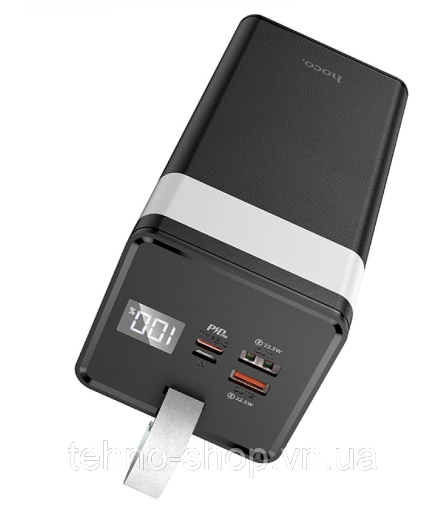 Повербанк 50000 mah Hoco Мощный повербанк с быстрой зарядкой 22.5W c ...