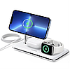 Бездротовий зарядний пристрій заряджання Ugreen 3-in-1 Wireless Charger White (CD278), фото 3