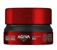 Воск для укладки волос Agiva Styling Hair Aqua Wax Mega Strong Red 05, 155 мл