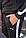 Спортивний костюм чорний Puma весняний, чоловічий спортивний костюм з лампаси весна літо L, фото 2