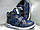 Черевики дитячі сині шкіряні туфлі на хлопчика 29р., фото 3