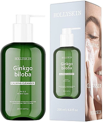 Заспокійливий очищувальний гель з ектрактом гінкго білоба HollySkin 200 ml