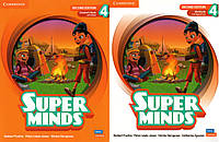 Підручник + зошит Super Minds Second Edition 4 Student's Book + workbook