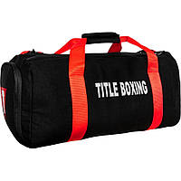 Сумка спортивная бочонок TITLE Boxing Canvas Crusade Gym Bag