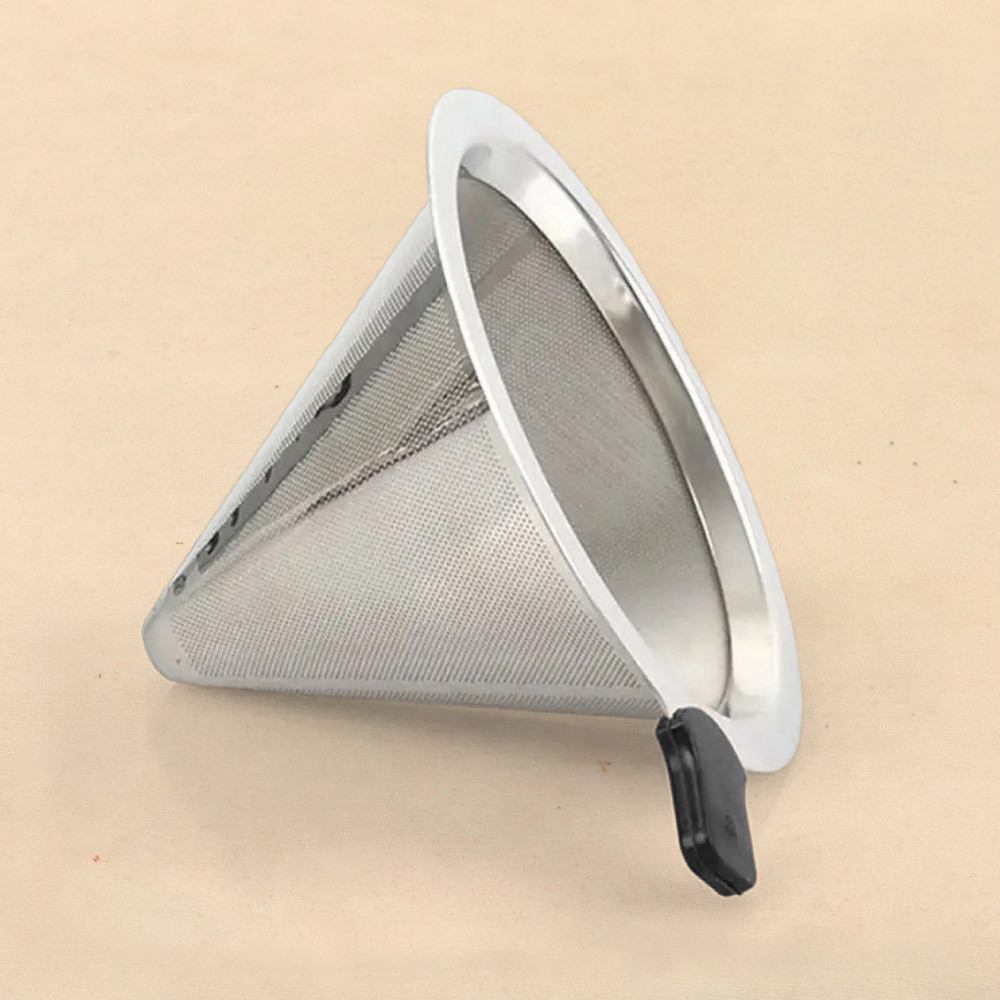 Багаторазовий металевий фільтр для кемексу 400мл "Конус"