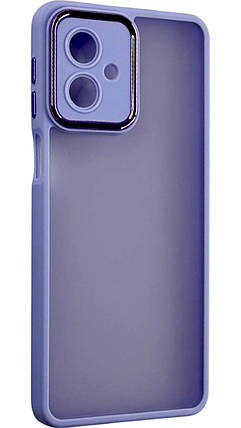 TPU чохол Luxury Metal Lens на Motorola G54 фіалковий, фото 2
