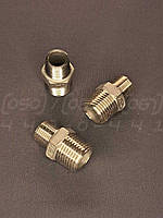 Ніпель перехідний різьбовий нержавіючий DN15x10 (1/2"x3/8"), н/ж сталь AISI 304, Class 150, з шестигранником