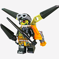 Минифигурка коллекционная LEGO Ninjago 891844 Nitro Jetpack Hunted Ninja Dragon Hunter Нитро Мастер Спинджитцу