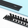 Стійка для прокладання кабелів Ethernet Ugreen 24-Port Black (NW128), фото 4