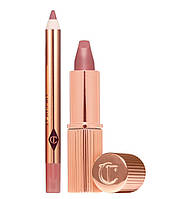 Набор для губ Charlotte Tilbury Pillow Talk Lipstick & Liner Set mini