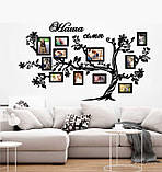 Сімейне дерево 11 фото рамок, родинне дерево на стіну з фото рамками top 2, фото 3