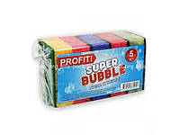 Губки кухонні Profit! 5шт пористі Super Bubble