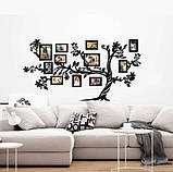 Сімейне дерево 11 фото рамок xxl, родинне дерево на стіну з фото рамками top 3, фото 5