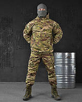 Армейский тактический костюм Горка мультикам, Теплая мужская военная форма для ВСУ милитари комплект M