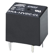 SRA-12VDC-CL SONGLE 12VDC 10A 600mW SPDT-CO (1 Form C) 16*12.4*14.2mm реле электромагнитное