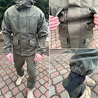Тактический костюм горка хаки (44/46 - 56/58р) грета демисезон Армейская мужская демисезоннная форма