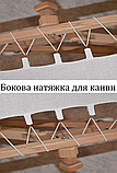 Верстат для вишивання Арабеска Іволга 35х48 хрестиком та бісером диванно настільний п'яльци з бічною натяжкою канви, фото 5