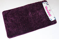 Набор ковриков в ванную и туалет Pirlanta 100*60 +50*60 см с высоким ворсом 01294 Purple