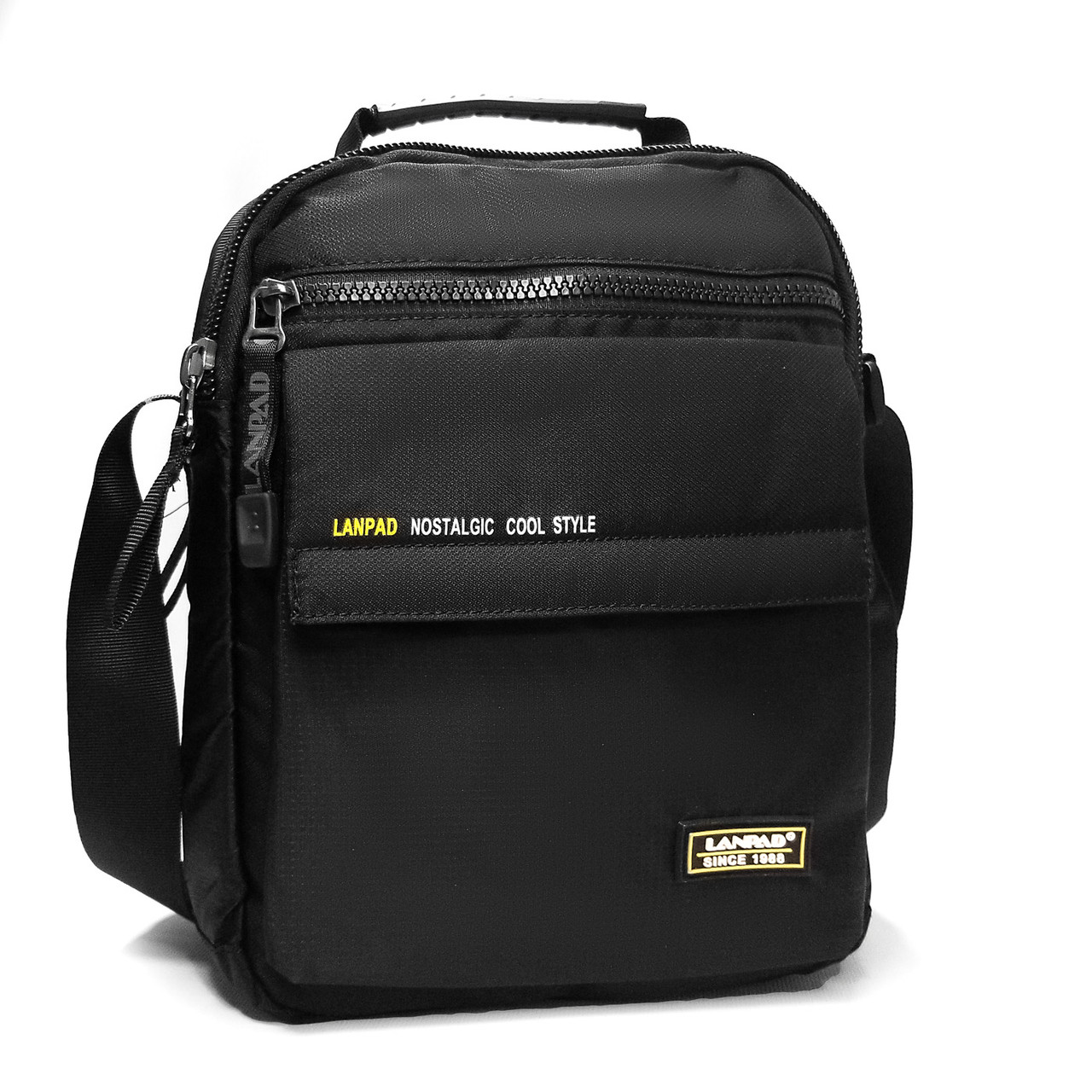 Сумка Планшет чоловічий нейлон Lanpad 4117 black