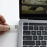 Вентилятор стельовий USB Boshje, діаметр 42 см, кабель 1.7 м — Білий, фото 8