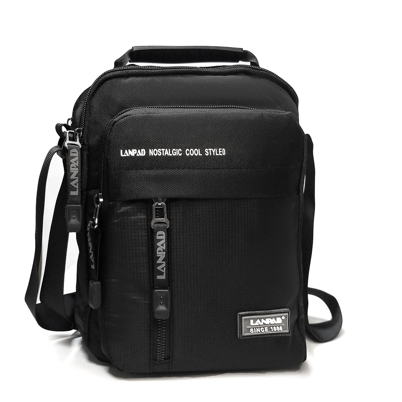 Сумка Чоловіча Планшет нейлон Lanpad 8650 black