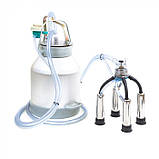 Буренка-1 Нержавіюча сталь 3000 доїльний апарат, фото 2