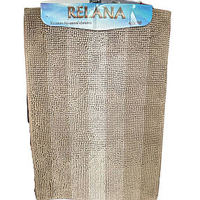 Антиковзаючий килимок у ванну Беж 60*90 Makaron Relana, фото 1