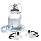 ХЗДО ДІД-10 М80 Дві кози в 1 відро доїльний апарат, фото 5