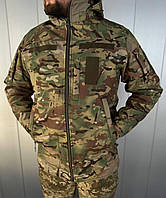 Куртка софтшел мультикам армійська тактична флісова multicam