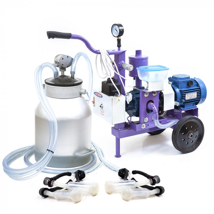 ХЗДО УІД-20 М115 Дві кози в 1 відро доїльний апарат, фото 1