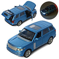 Машинка Range Rover игрушка моделька металлическая коллекционная 15 см Синий (60447)