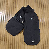 Теплые зимние перчатки с откидной варежкой размер XL-XXL цвет черный