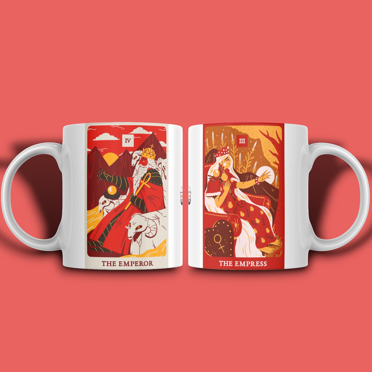 "Імператор / імператриця" парні чашки для закоханих, фото 1