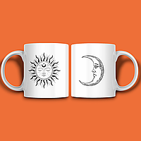 "Сонце / місяць" парні чашки для закоханих