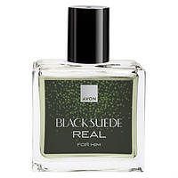 Чоловіча туалетна вода Black Suede Real Avon (30 мл)