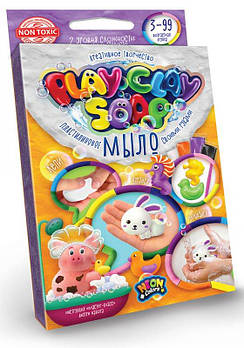 Пластилінове мило "PLAY CLAY SOAP" мал. (укр.) PCS-02-03U G-Rich